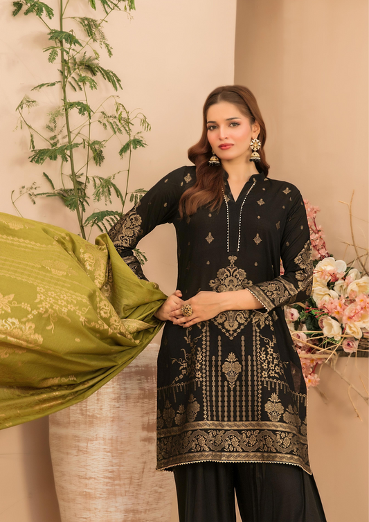 LAWN TALE - Unstitched 3-Piece Broshia Banarsi Lawn
