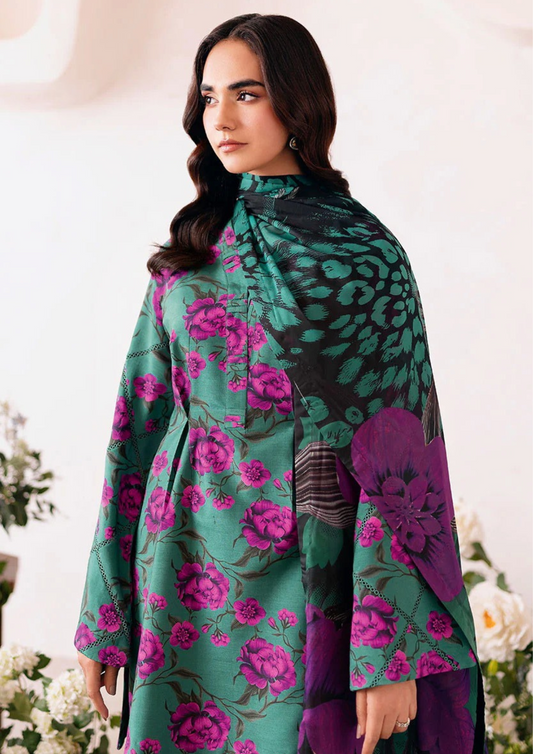 NAQSH-E-NAAZ - Unstitched 3-Piece Digital Bana Dora Lawn