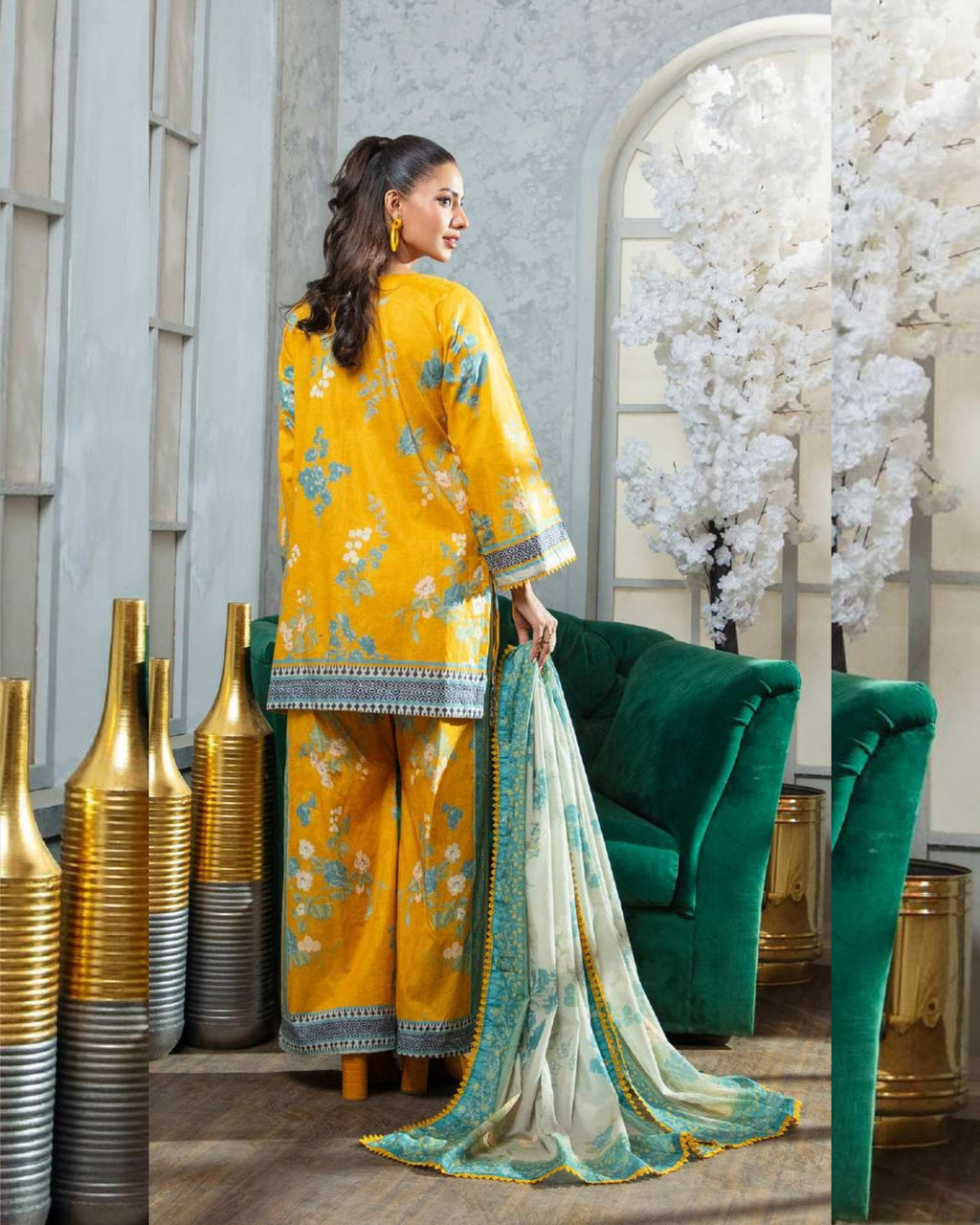 MOOMAL - Unstitched 3PCS Lawn