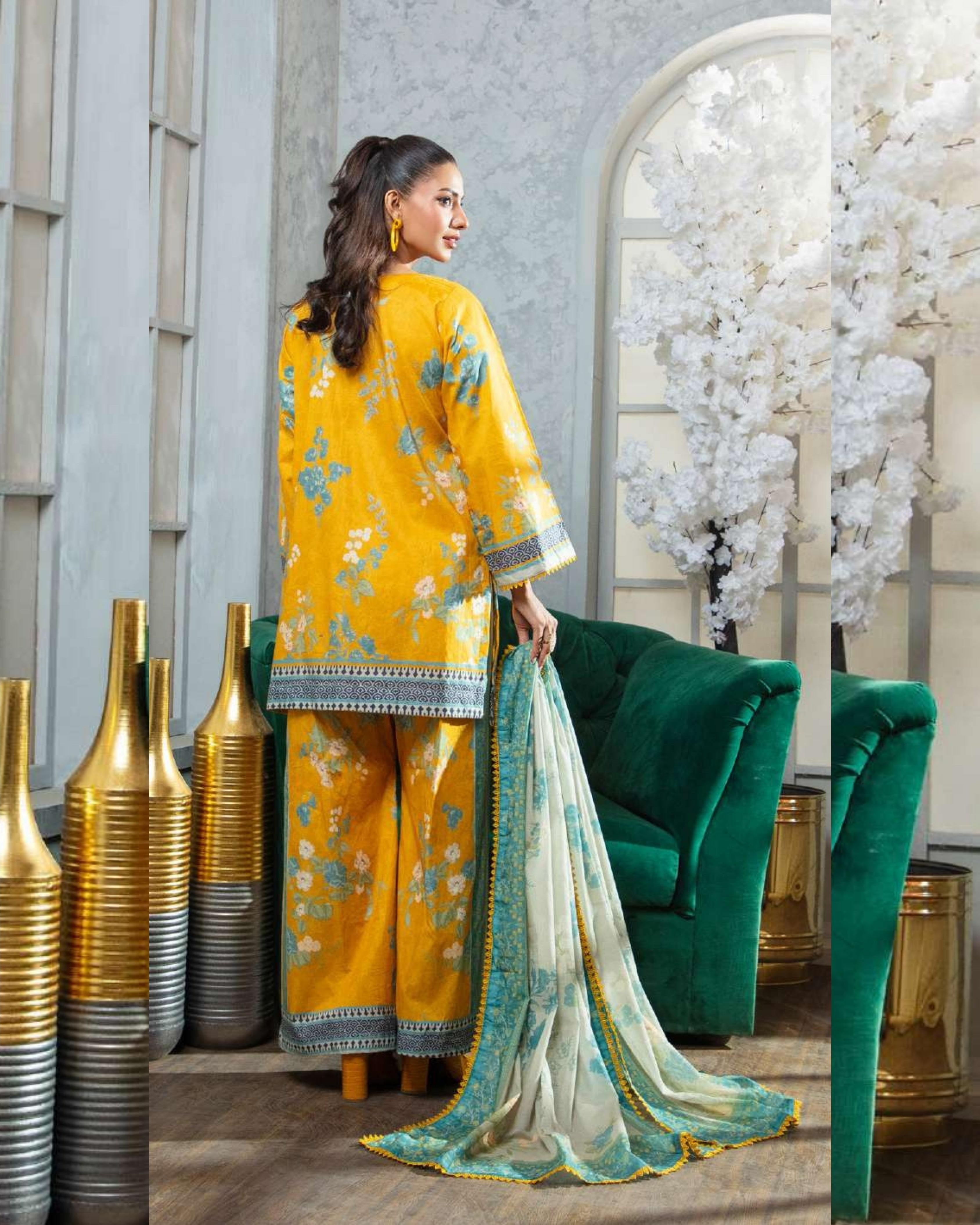 MOOMAL - Unstitched 3PCS Lawn