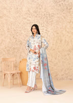ANCHAL - Unstitched Embroidered Digital Printed Staple