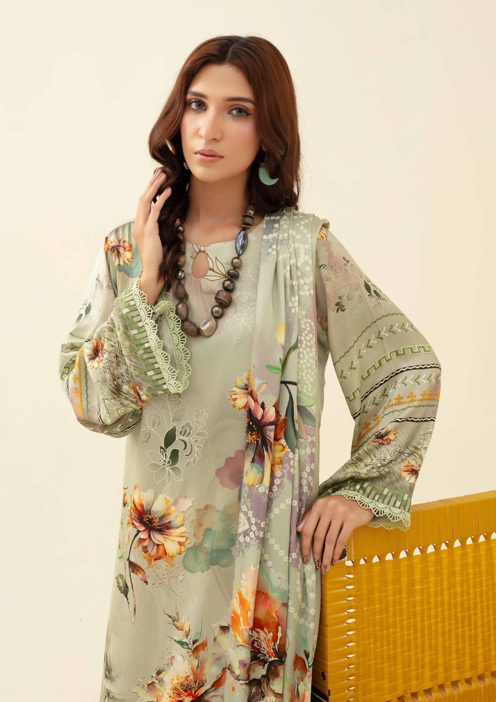 RIWAAYAT - 3-PCS Unstitched Prints