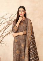 ZIMAL - Unstitched Embroidered Khaddar