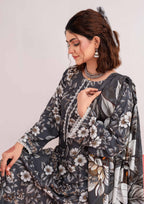 Meena - Unstitched 3-Piece Digital Linen