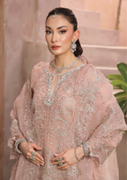 SHEESH MAHAL - Semi Stitched 3 - Piece Embroidered