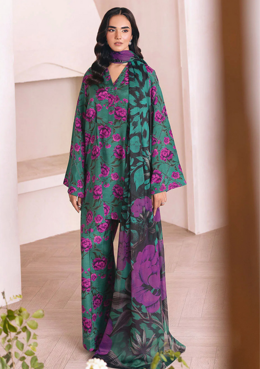 NAQSH-E-NAAZ - Unstitched 3-Piece Digital Bana Dora Lawn