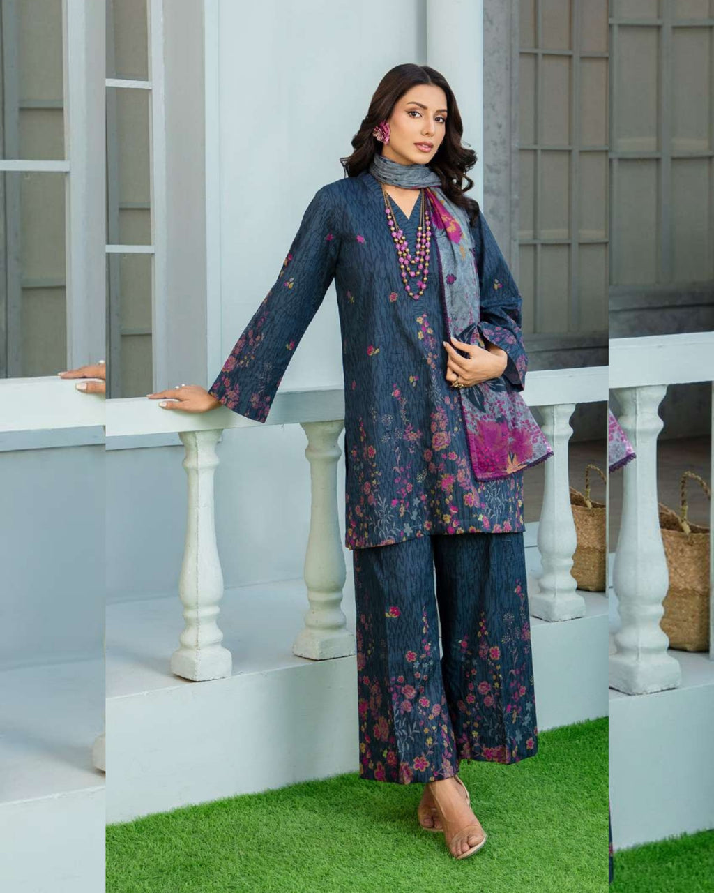 MOOMAL - Unstitched 3PCS Lawn