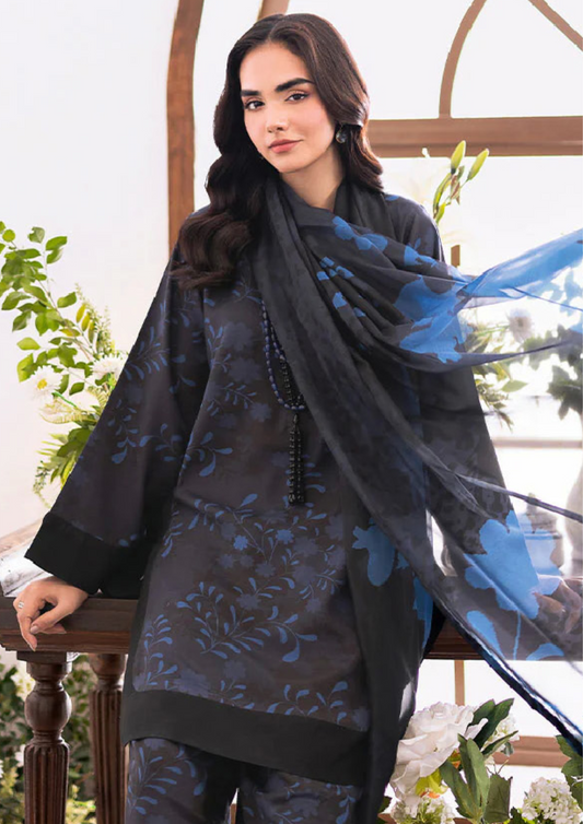 NAQSH-E-NAAZ - Unstitched 3-Piece Digital Bana Dora Lawn