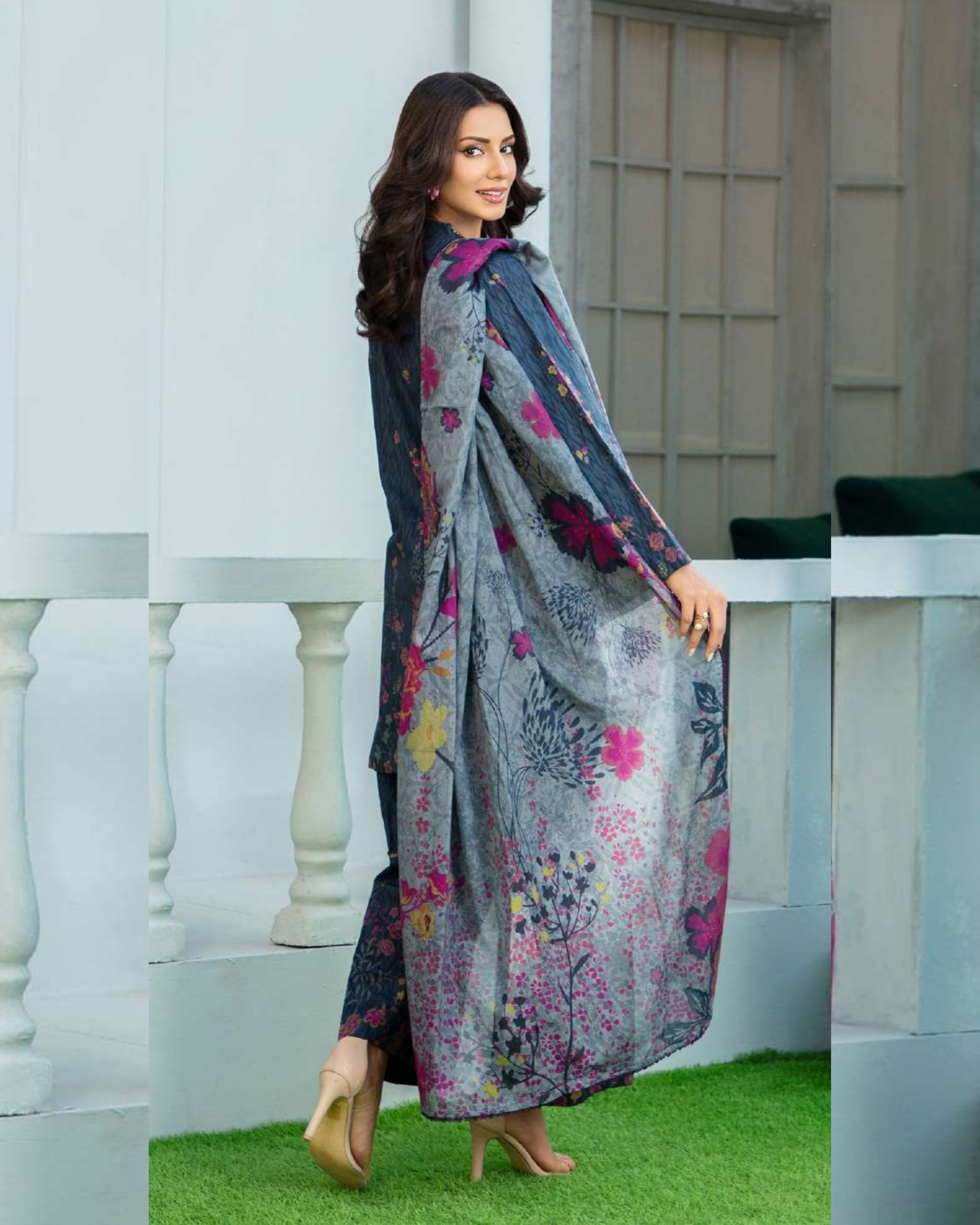 GULZAR - Stitched Lawn by Moncheri