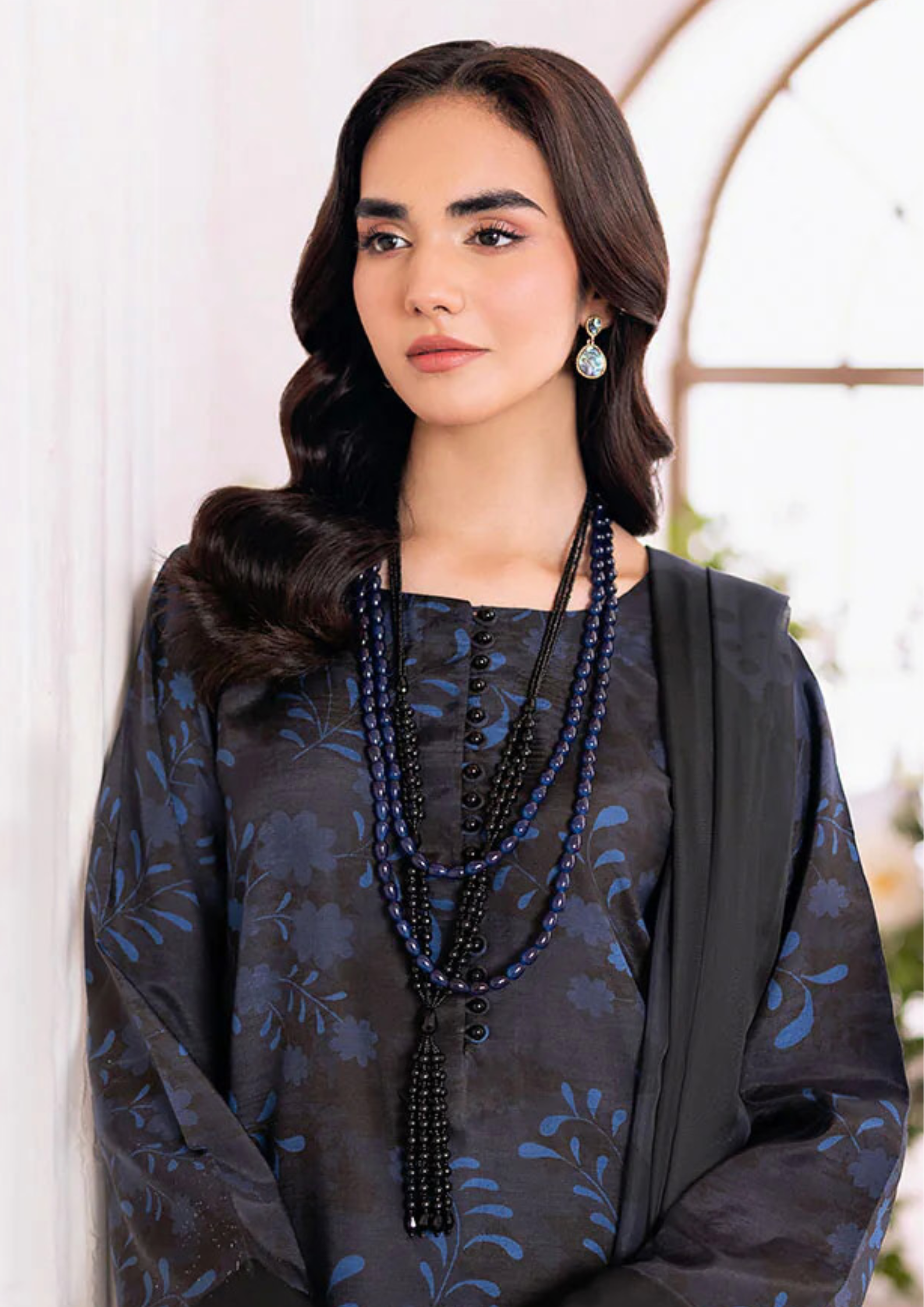 NAQSH-E-NAAZ - Unstitched 3-Piece Digital Bana Dora Lawn