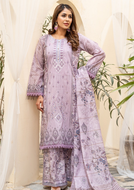 SAJAL - Unstitched 3-Piece Digital Lawn