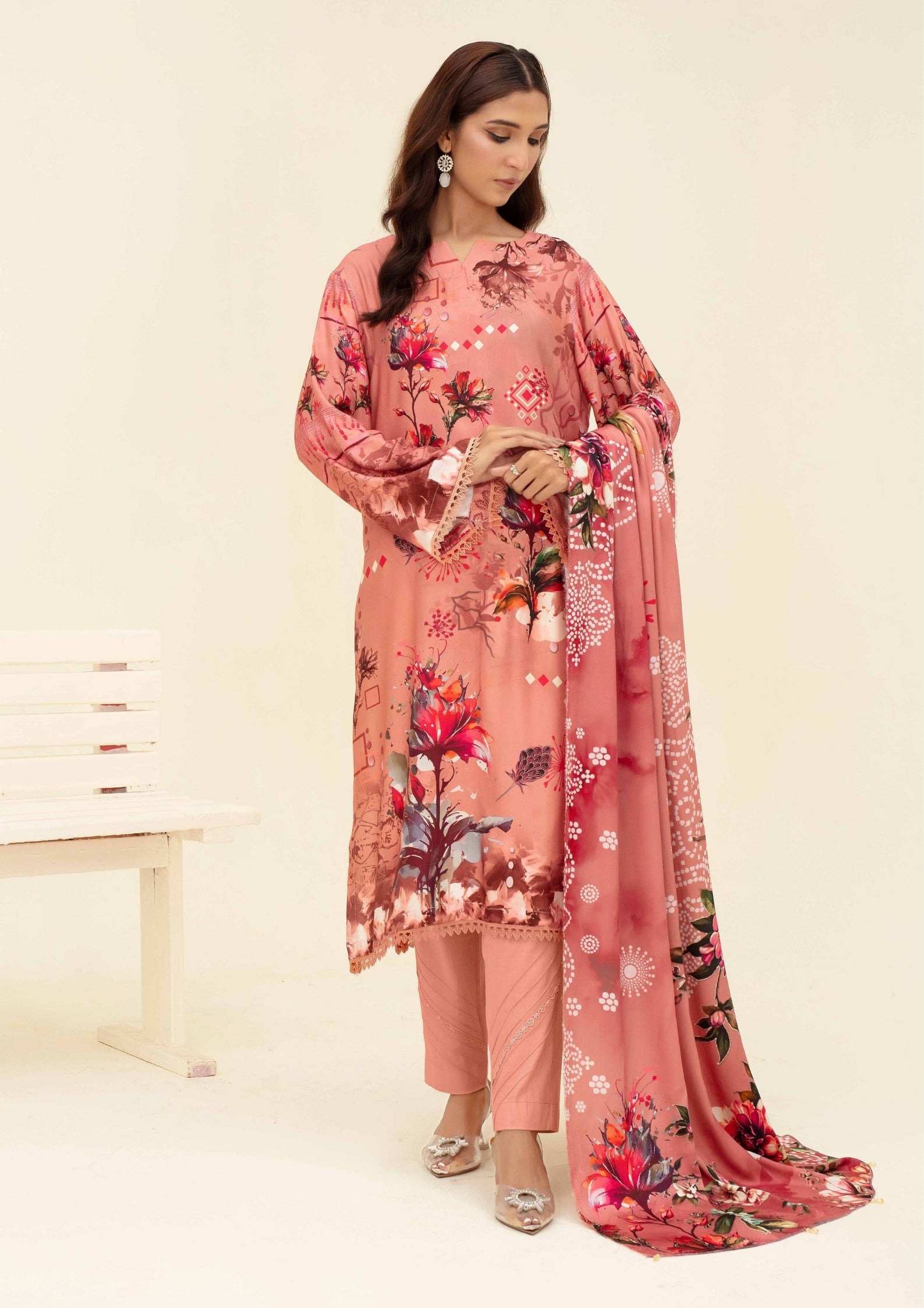 RIWAAYAT - 3-PCS Unstitched Prints