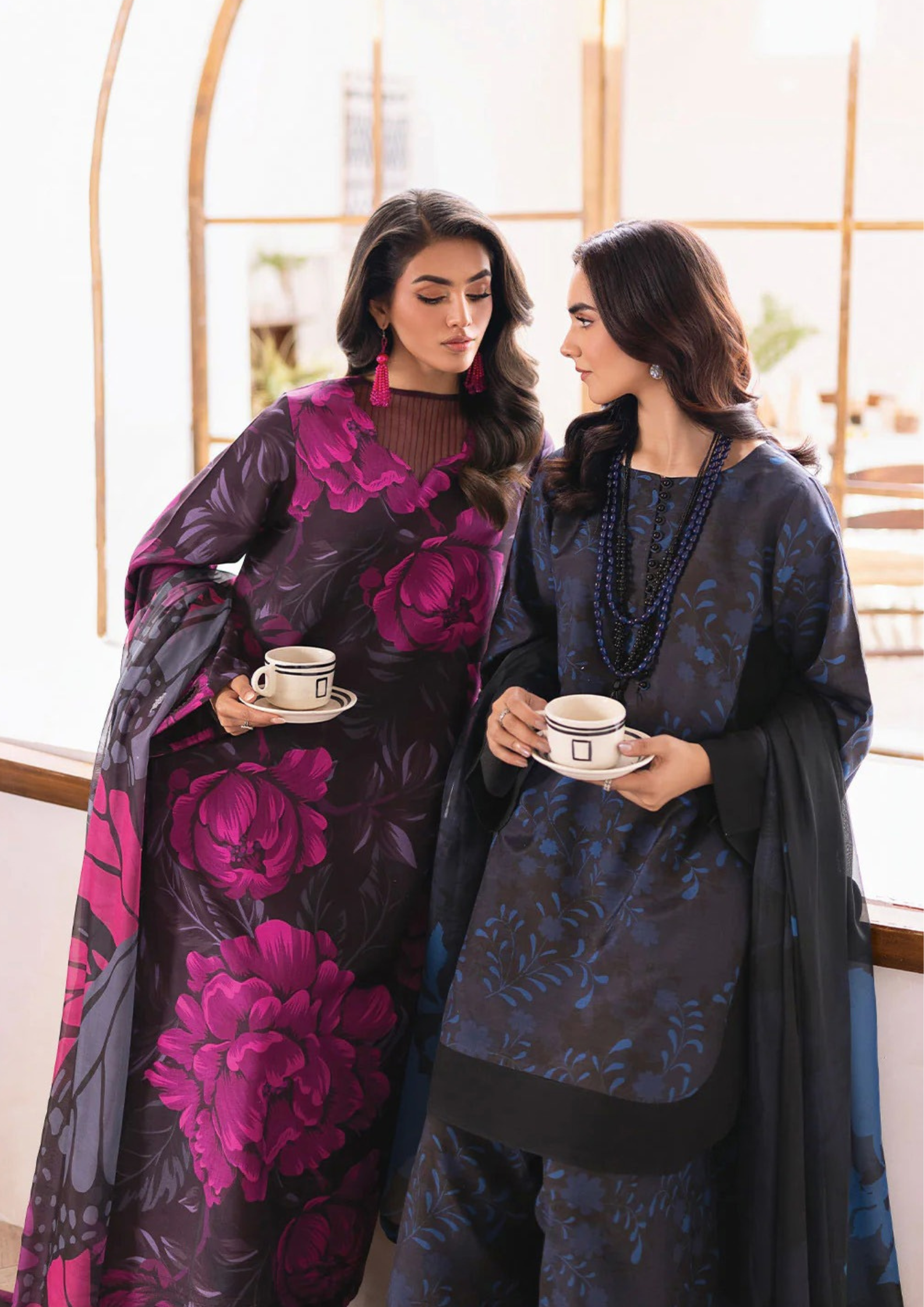 NAQSH-E-NAAZ - Unstitched 3-Piece Digital Bana Dora Lawn