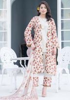 PEHNAWAA - Unstitched 3-Piece Digital Printed Lawn