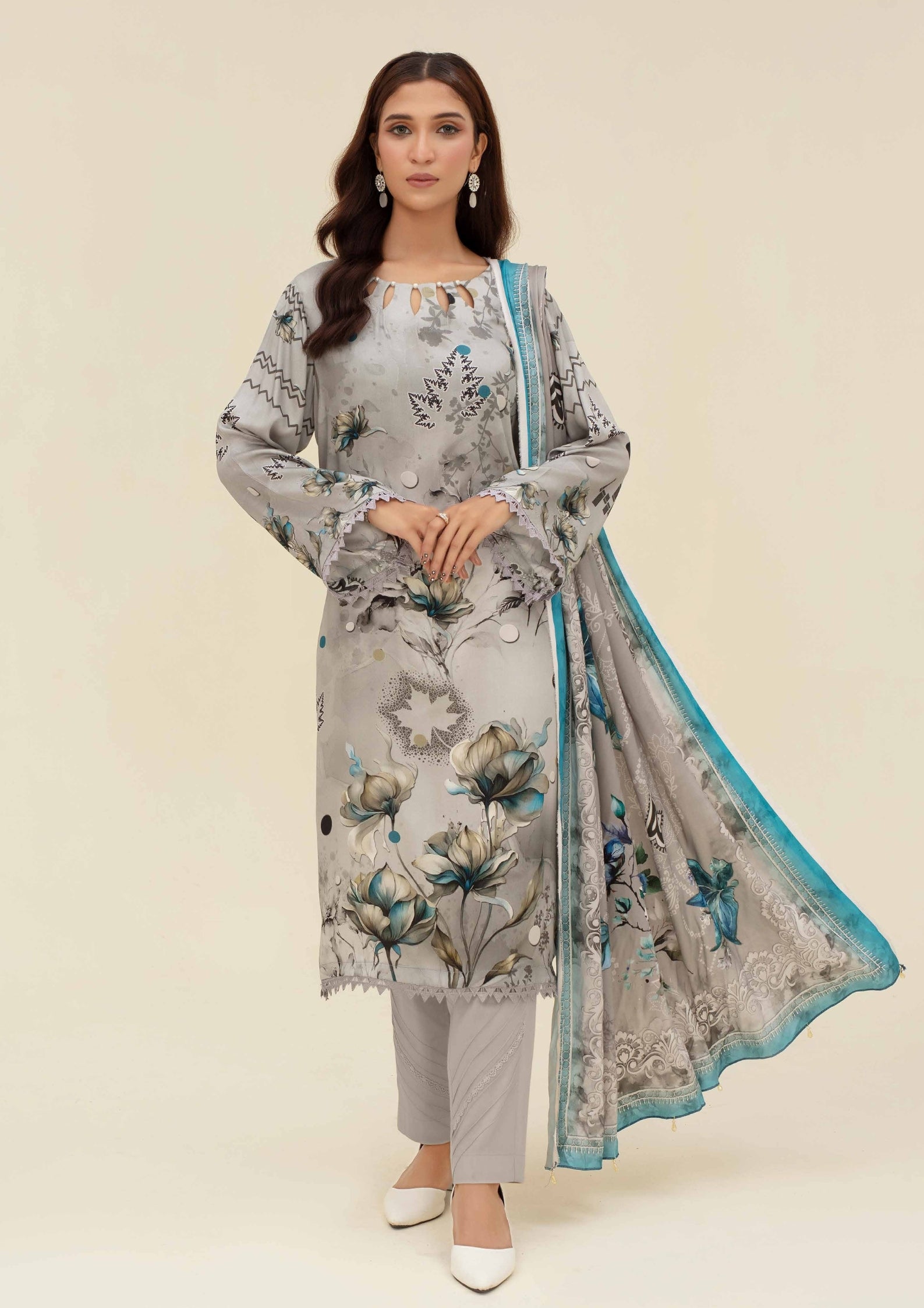 RIWAAYAT - 3-PCS Unstitched Prints