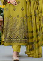 AINA - Unstitched Embroidered Dhanak