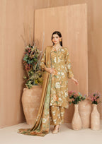 AFSANA - Unstitched Digital Printed