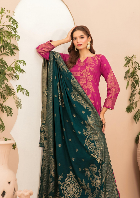 LAWN TALE - Unstitched 3-Piece Broshia Banarsi Lawn