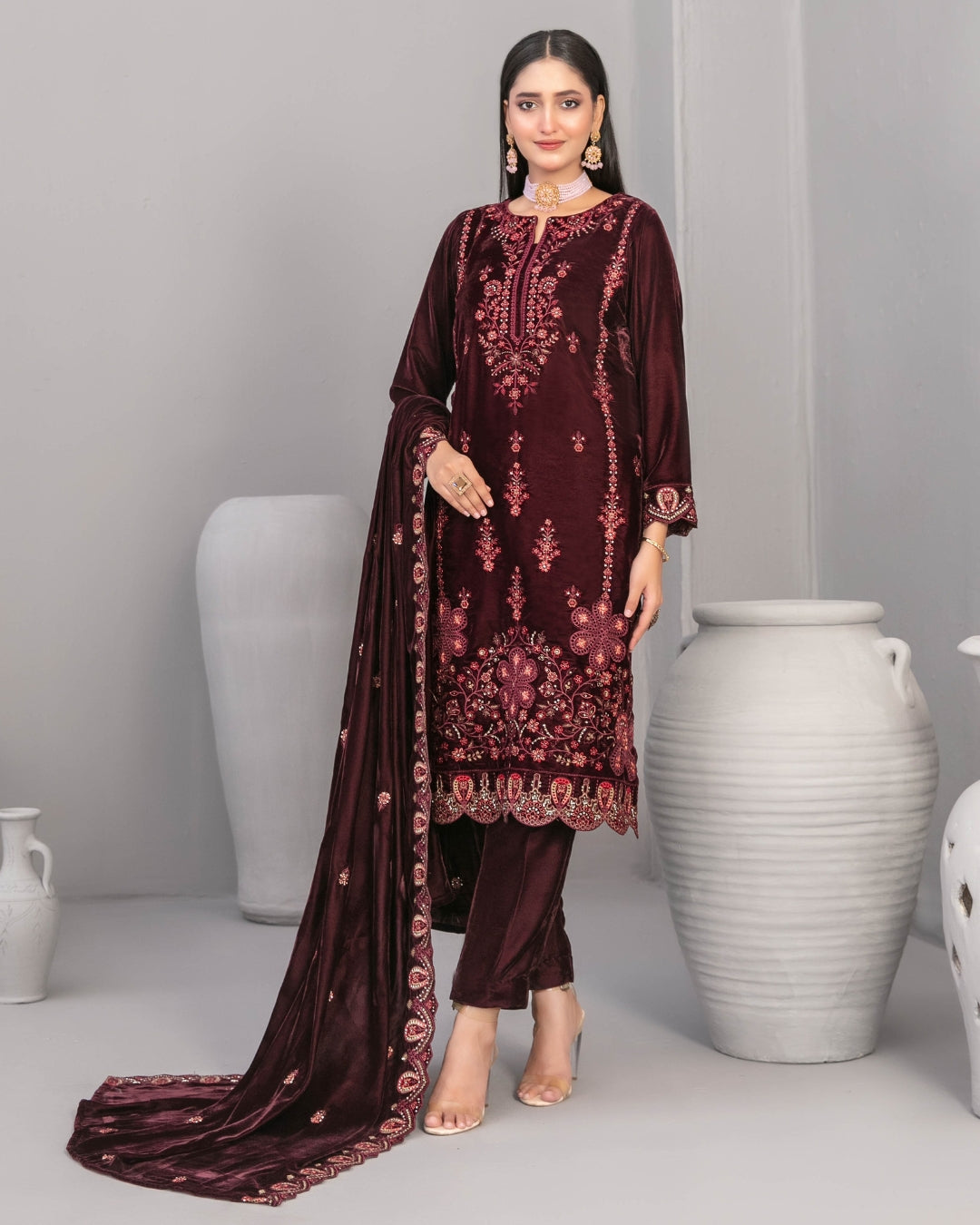 NAFISA - Unstitched Luxury Velvet
