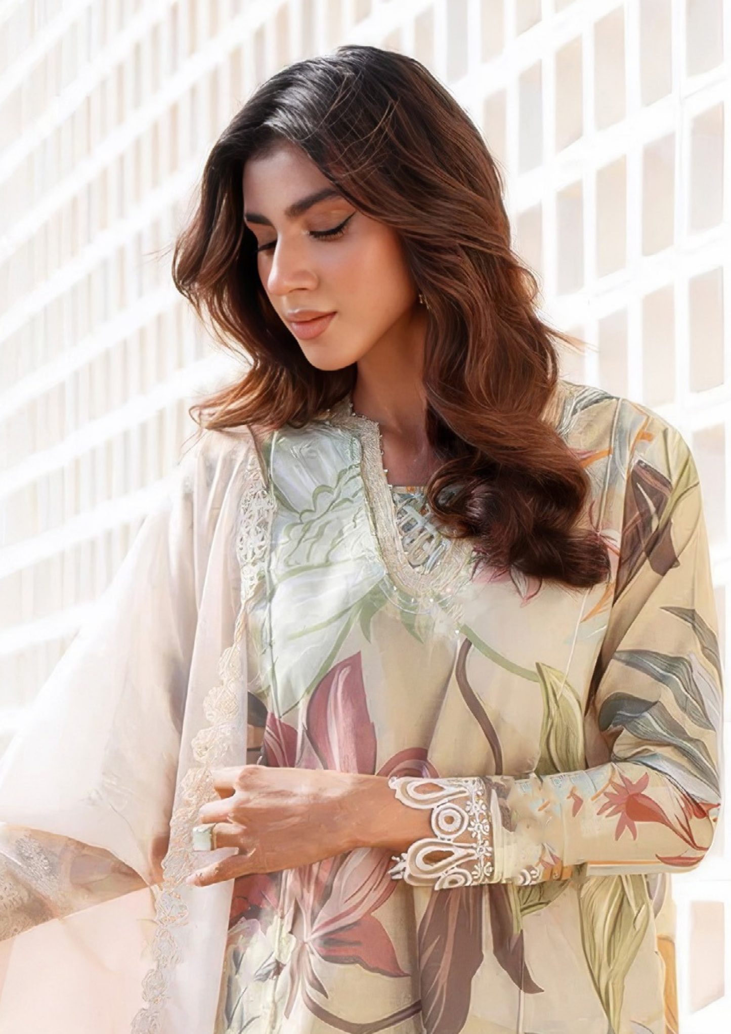 PARIZAAD - Unstitched 3-Piece Digital Print Lawn