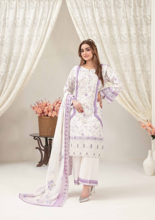 ULFAT - Unstitched 3-Piece Digital Lawn Prints