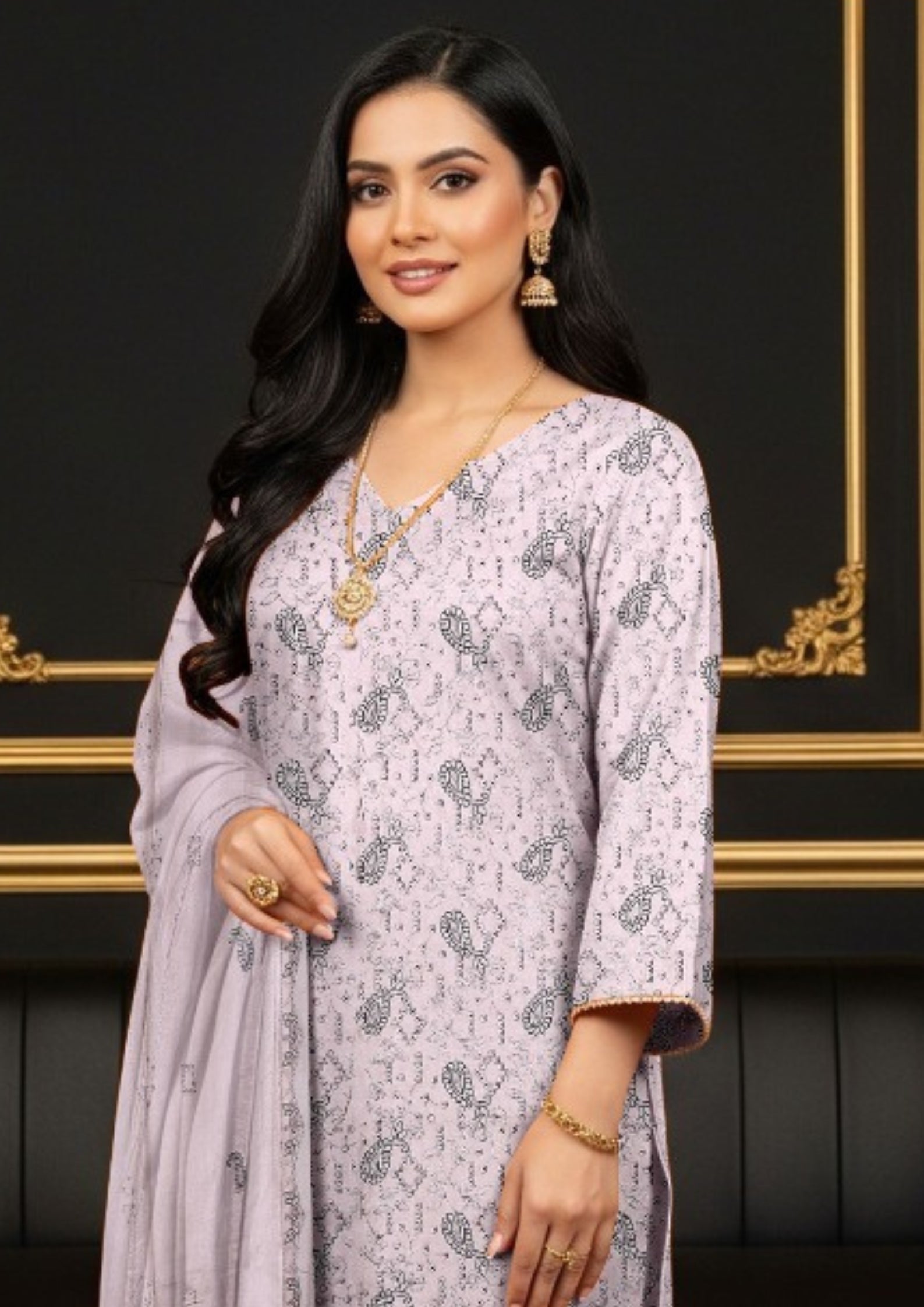 BULBUL - Unstitched Pashmina Dhanak