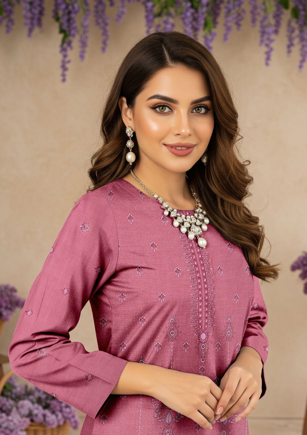 ZAHRA NOOR - Unstitched Chamki Dhanak