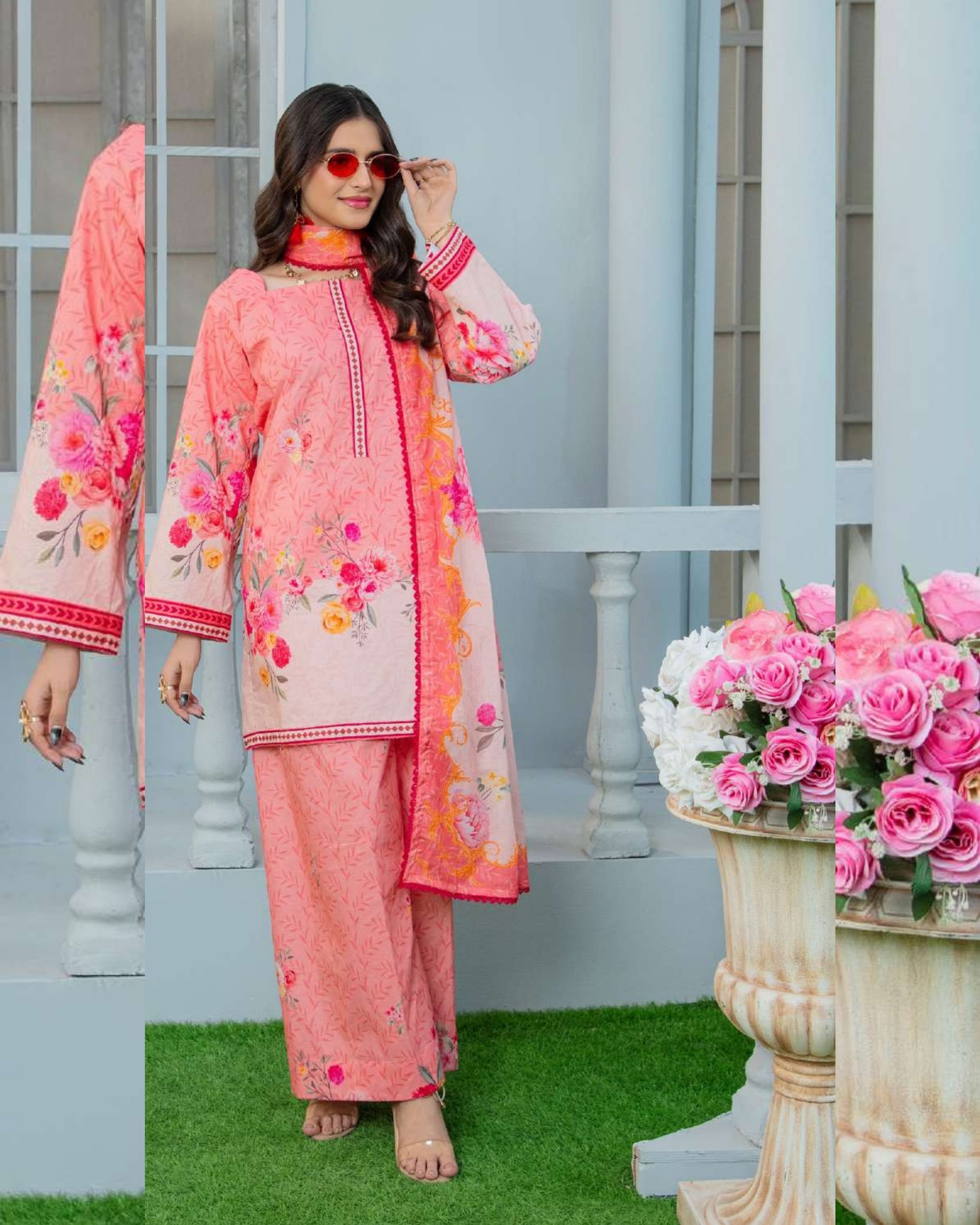 MOOMAL - Unstitched 3PCS Lawn