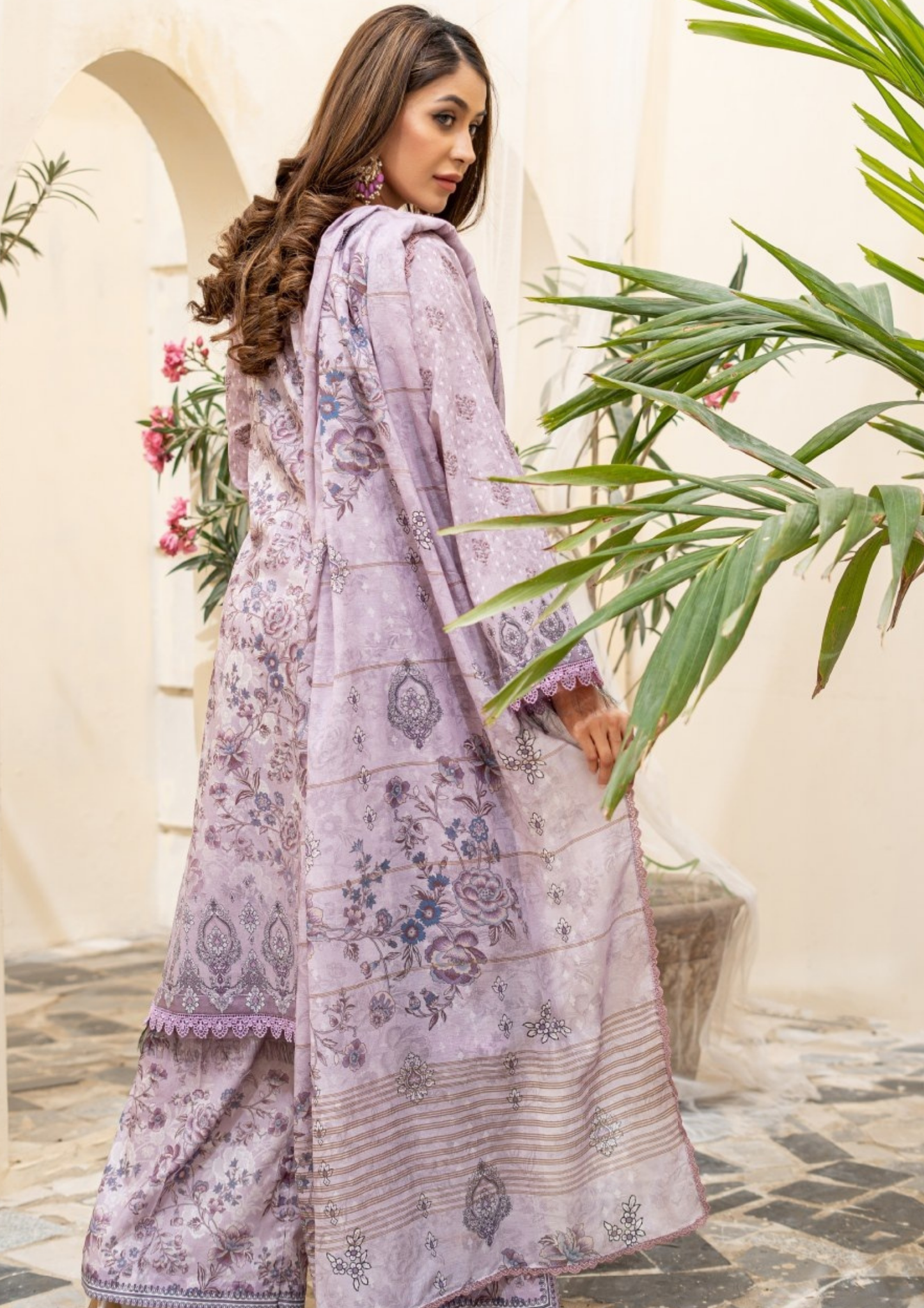 SAJAL - Unstitched 3-Piece Digital Lawn