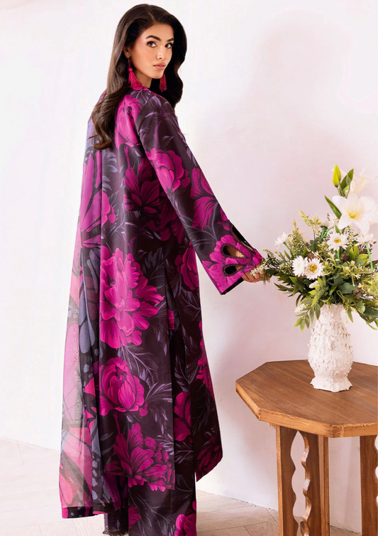 NAQSH-E-NAAZ - Unstitched 3-Piece Digital Bana Dora Lawn