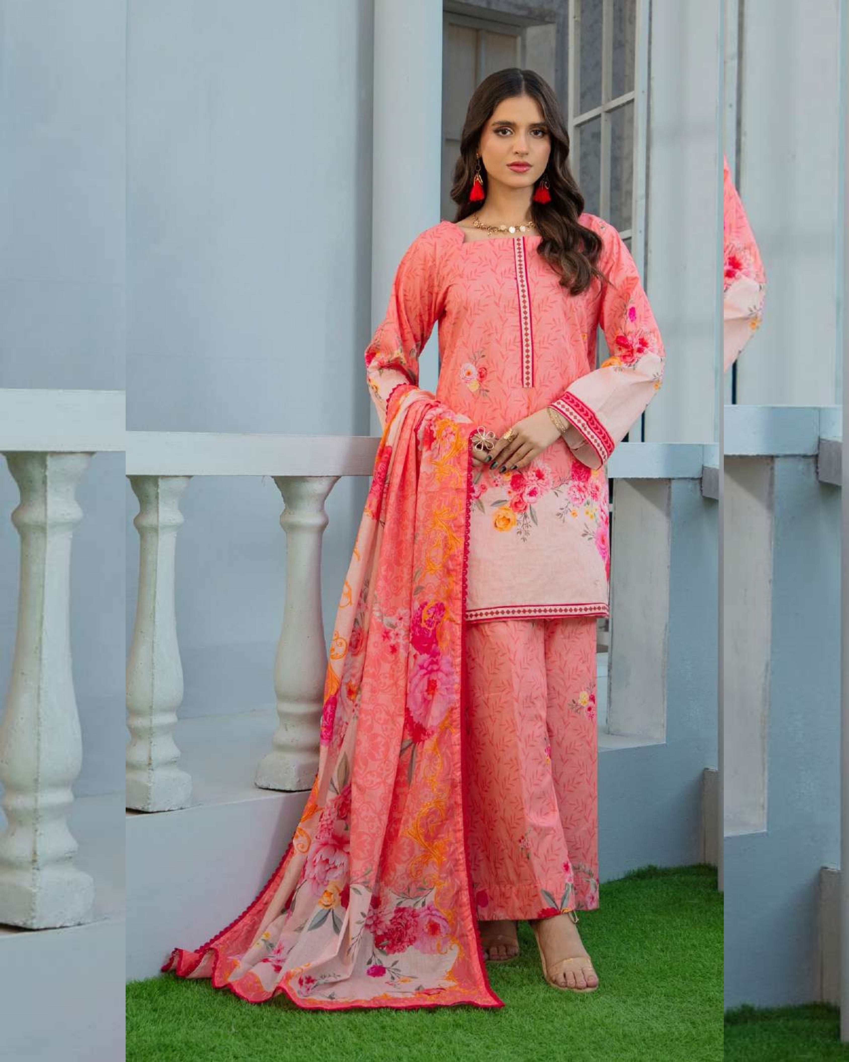 MOOMAL - Unstitched 3PCS Lawn