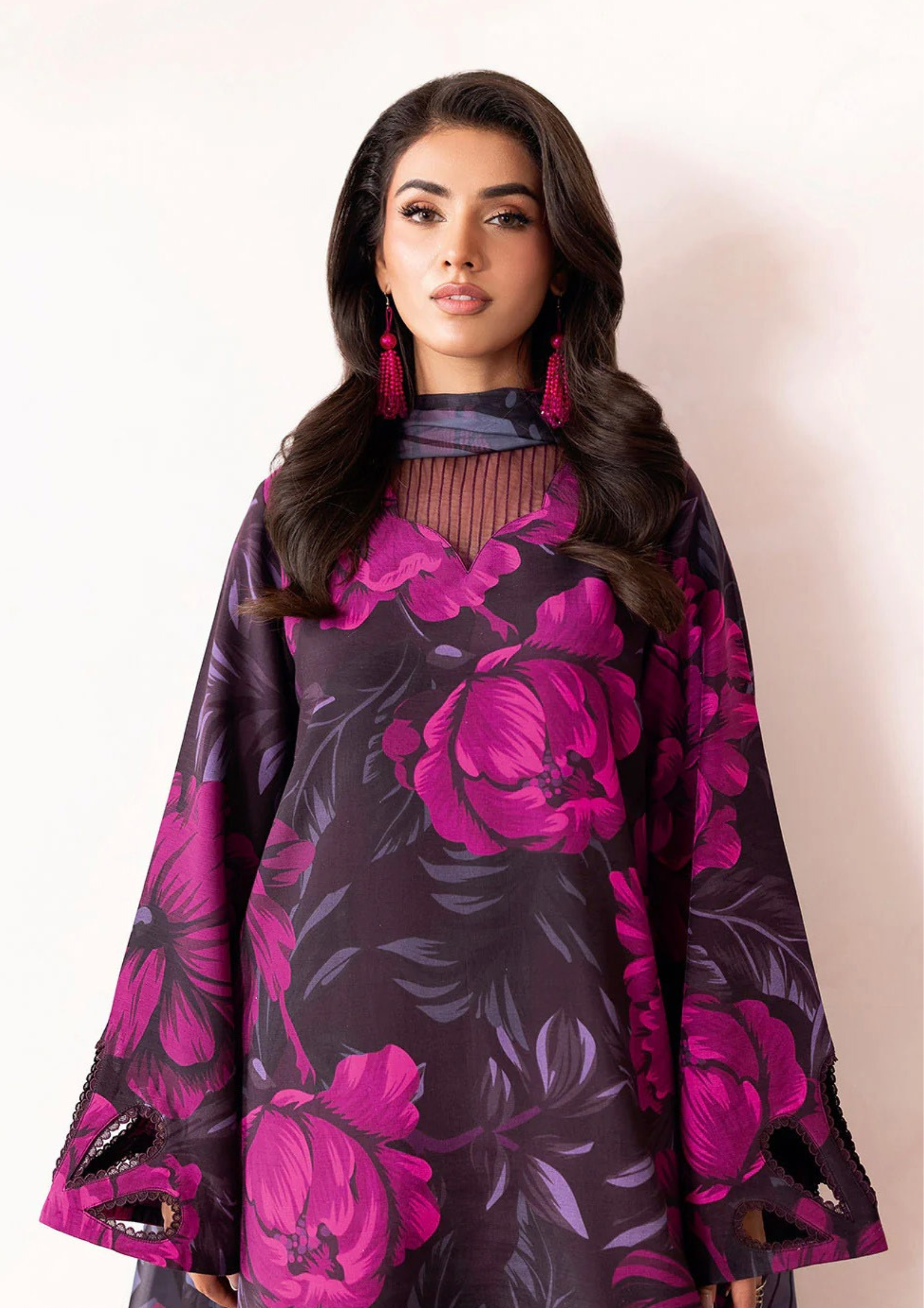 NAQSH-E-NAAZ - Unstitched 3-Piece Digital Bana Dora Lawn