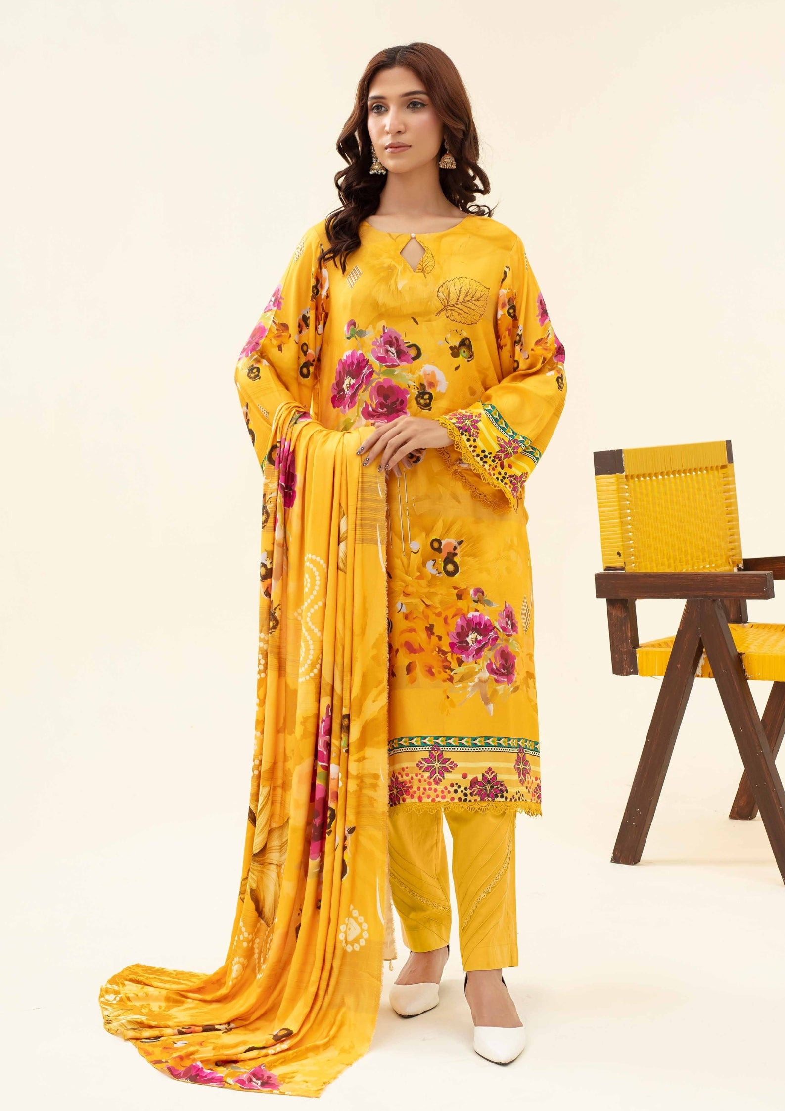 RIWAAYAT - 3-PCS Unstitched Prints