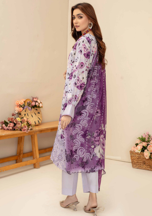 AQAS - Unstitched 3-Piece Digital Printed