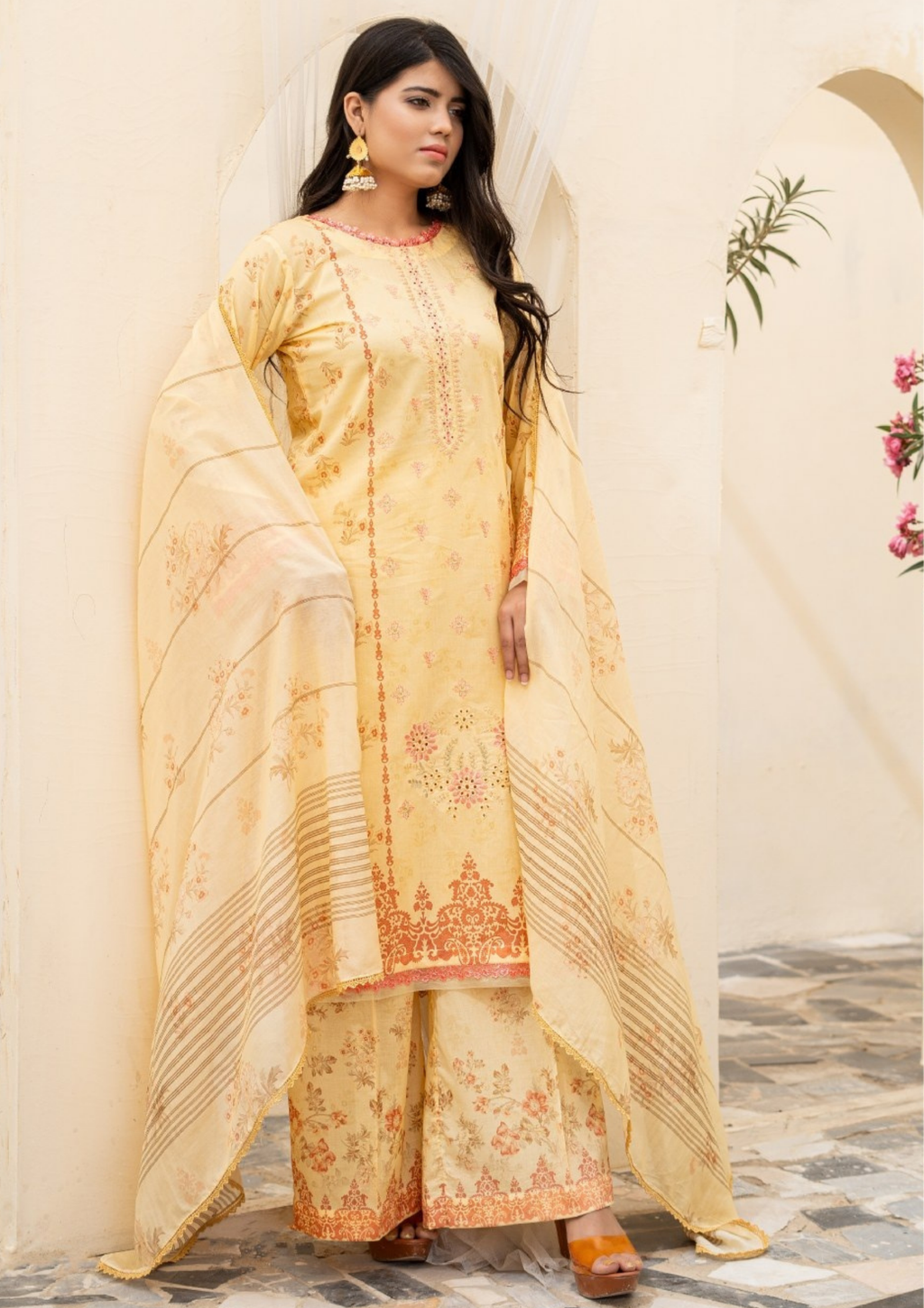 SAJAL - Unstitched 3-Piece Digital Lawn