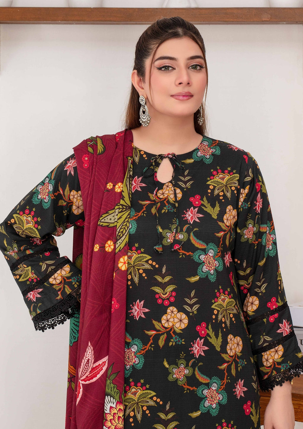 SHAFAQ - Unstitched 3-PCS Bana Dora Linen