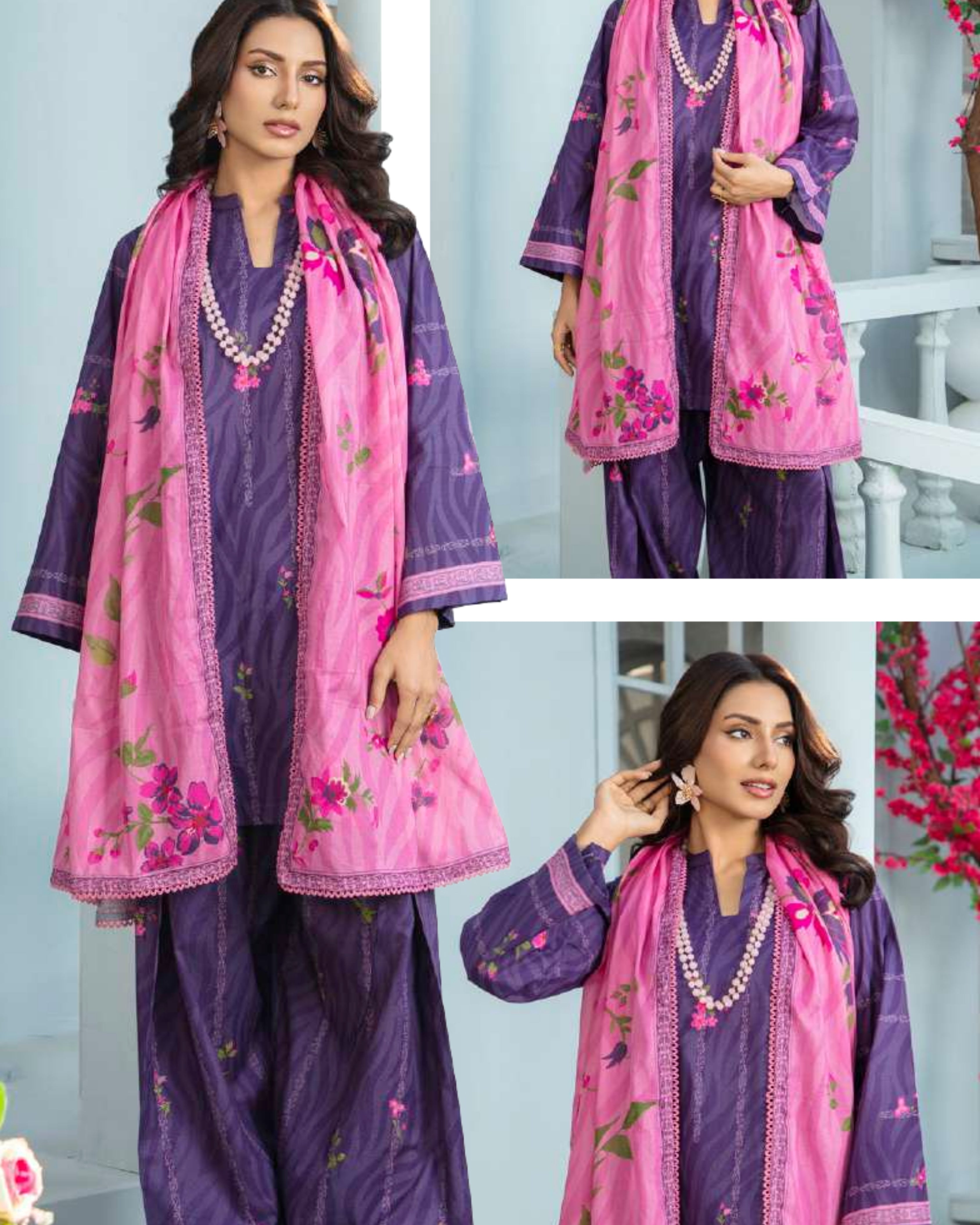 GULZAR - Stitched Lawn by Moncheri