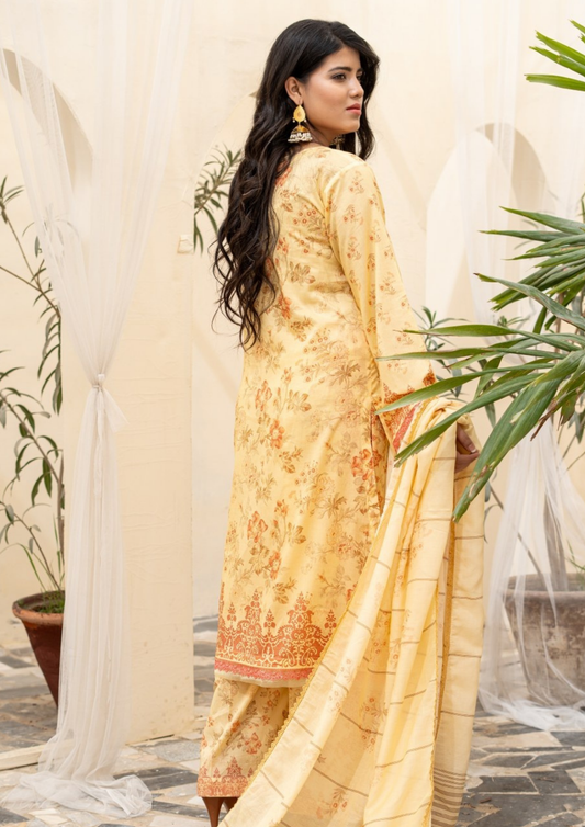 SAJAL - Unstitched 3-Piece Digital Lawn