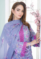 PEHNAWAA - Unstitched 3-Piece Digital Printed Lawn