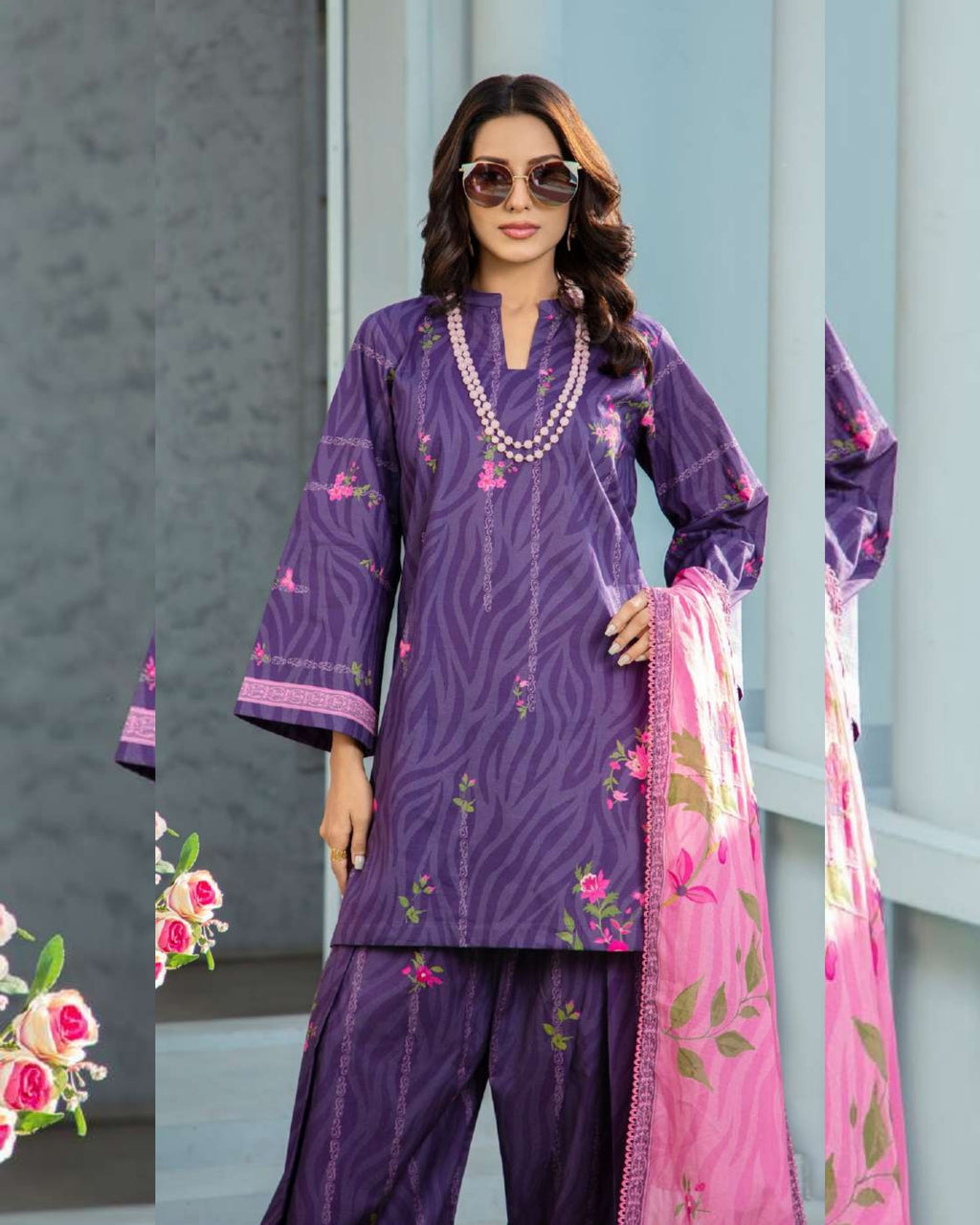 MOOMAL - Unstitched 3PCS Lawn