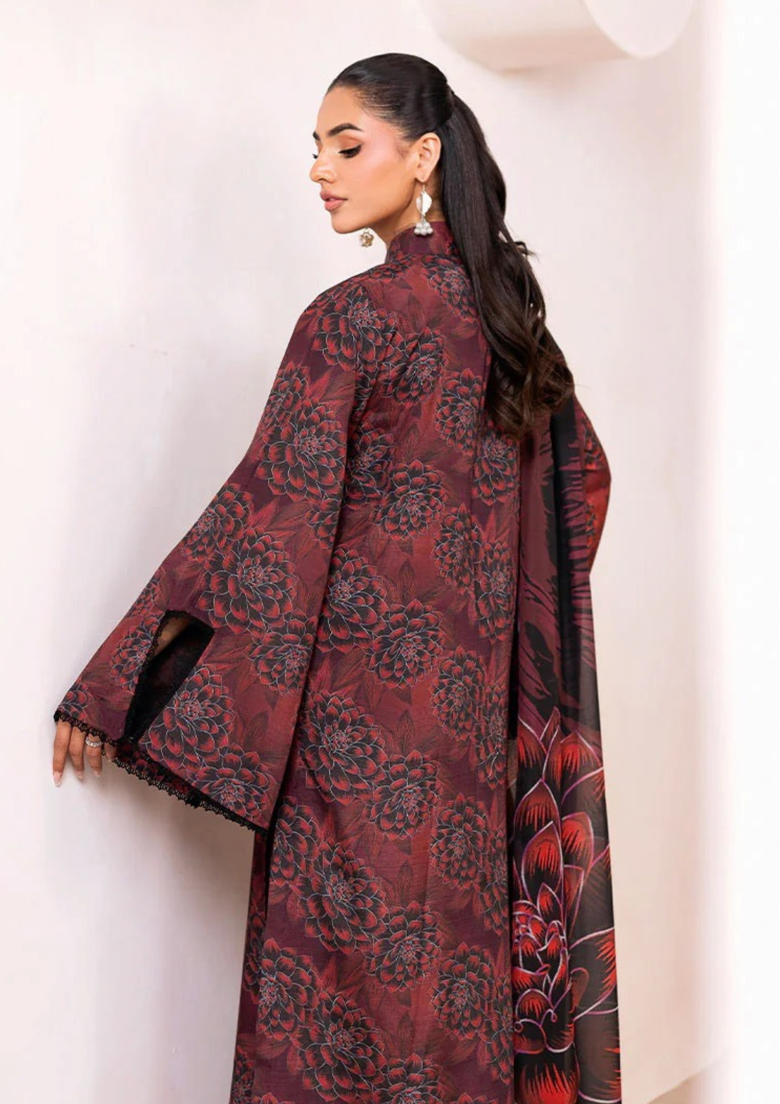 NAQSH-E-NAAZ - Unstitched 3-Piece Digital Bana Dora Lawn
