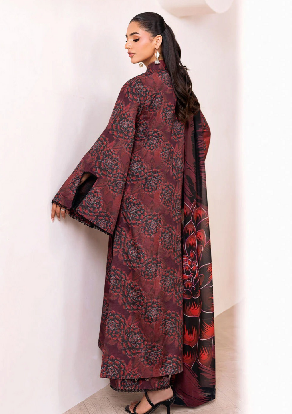 NAQSH-E-NAAZ - Unstitched 3-Piece Digital Bana Dora Lawn