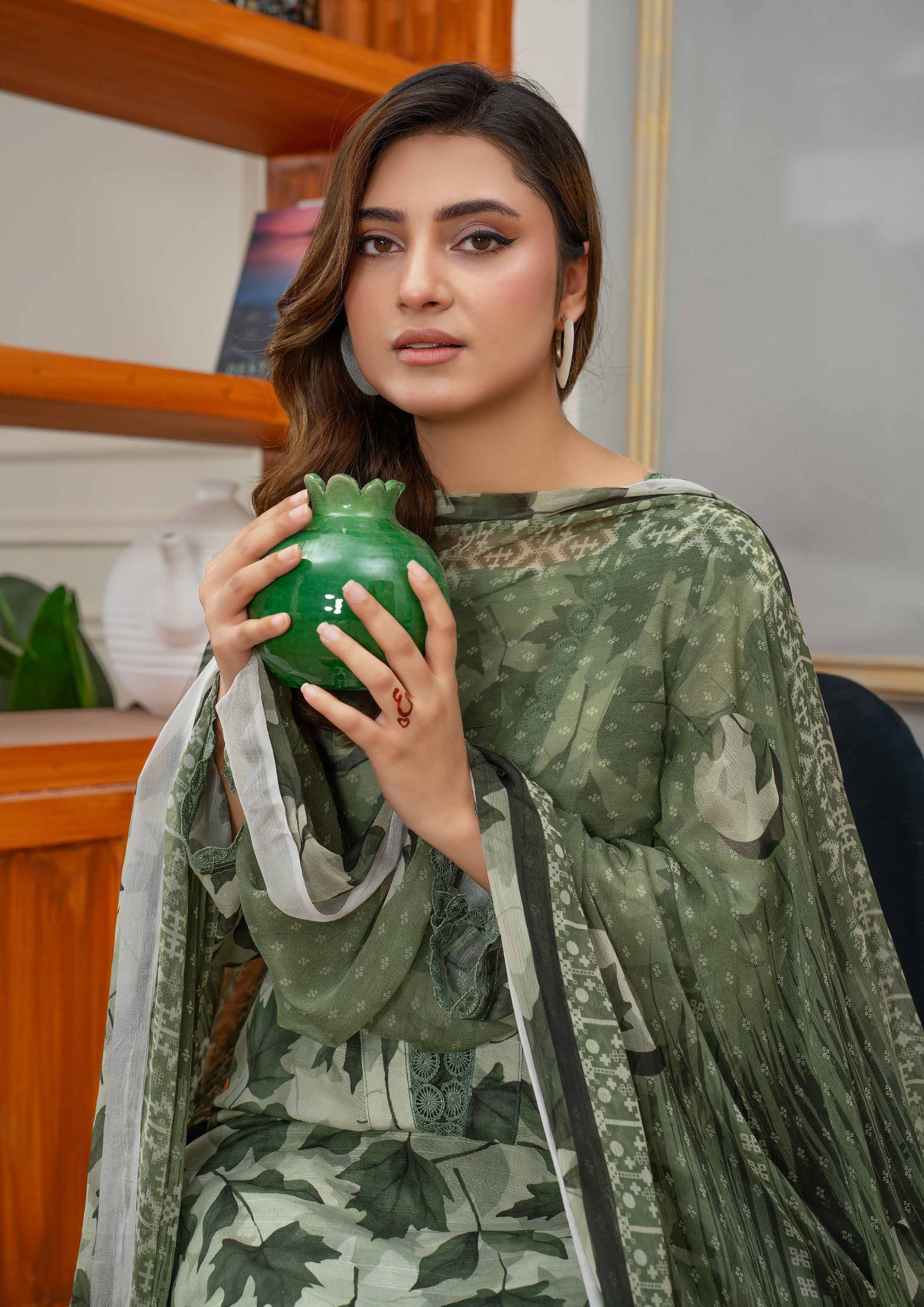 AROOHI - Unstitched 3-Piece Printed Lawn