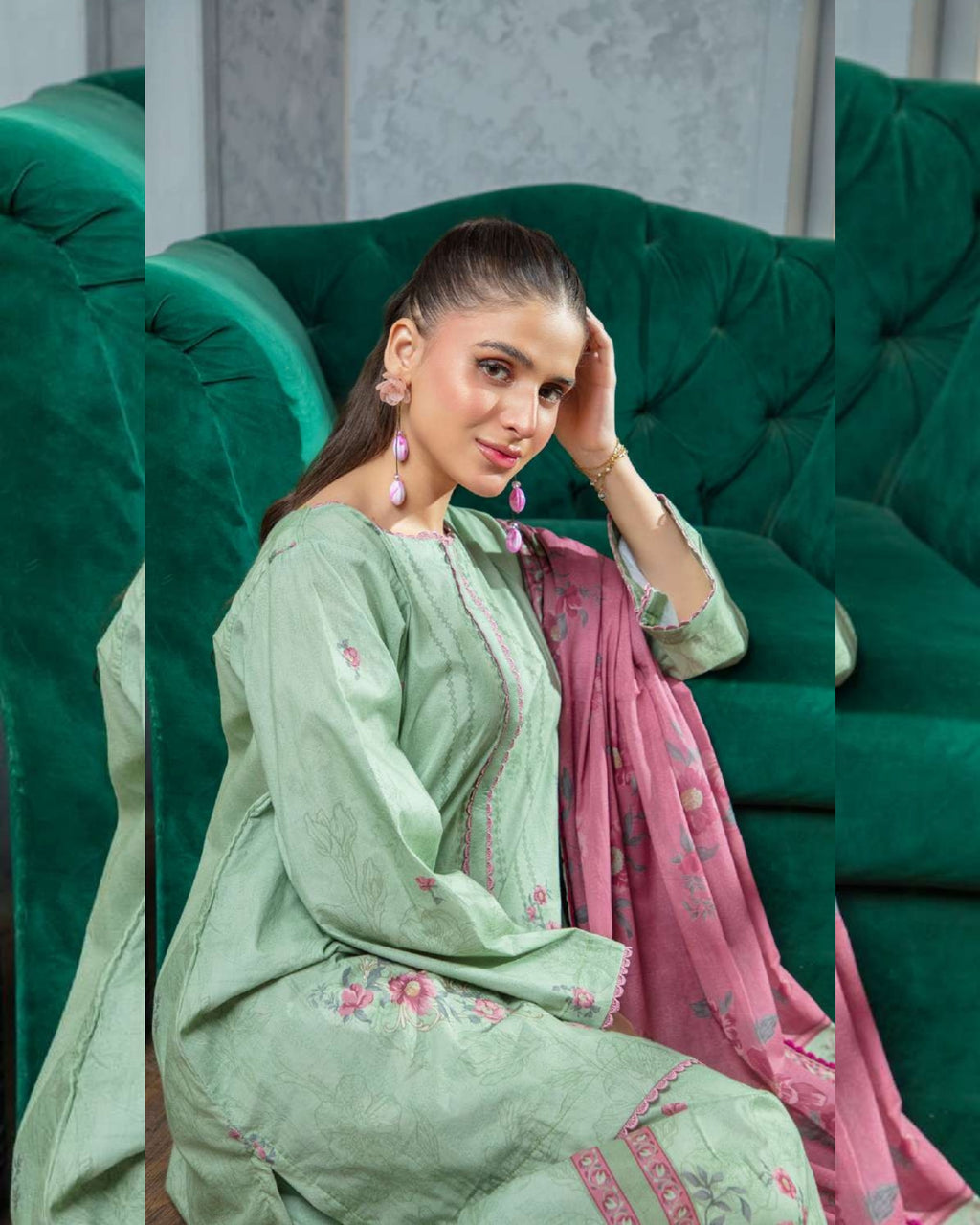 GULZAR - Stitched Lawn by Moncheri