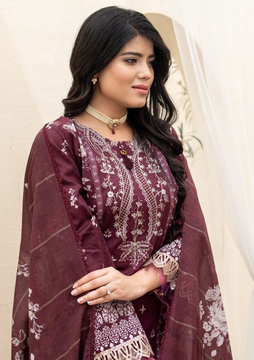SAJAL - Unstitched 3-Piece Digital Lawn