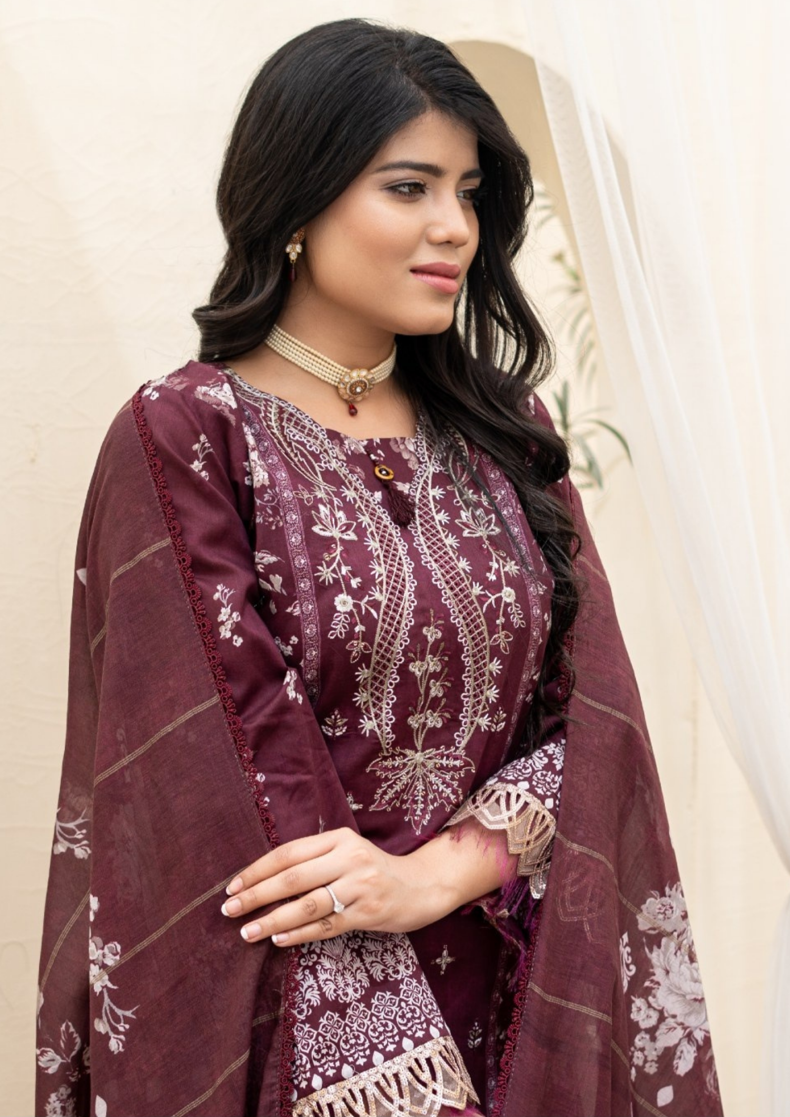 SAJAL - Unstitched 3-Piece Digital Lawn