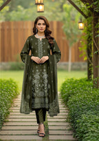 GULL-E-NOOR - Unstitched Embroidered Dhanak