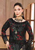SHEESH MAHAL - Semi Stitched 3 - Piece Embroidered