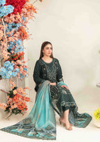 ZAFRAH - Semi-Stitched Embroidered Viscose