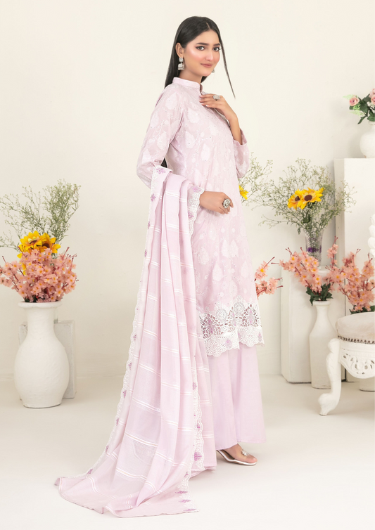 SOGHAT - Unstitched 3-Piece Embroidered Lawn